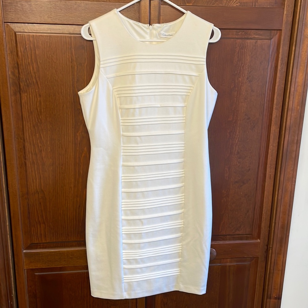 Calvin Klein white dress
